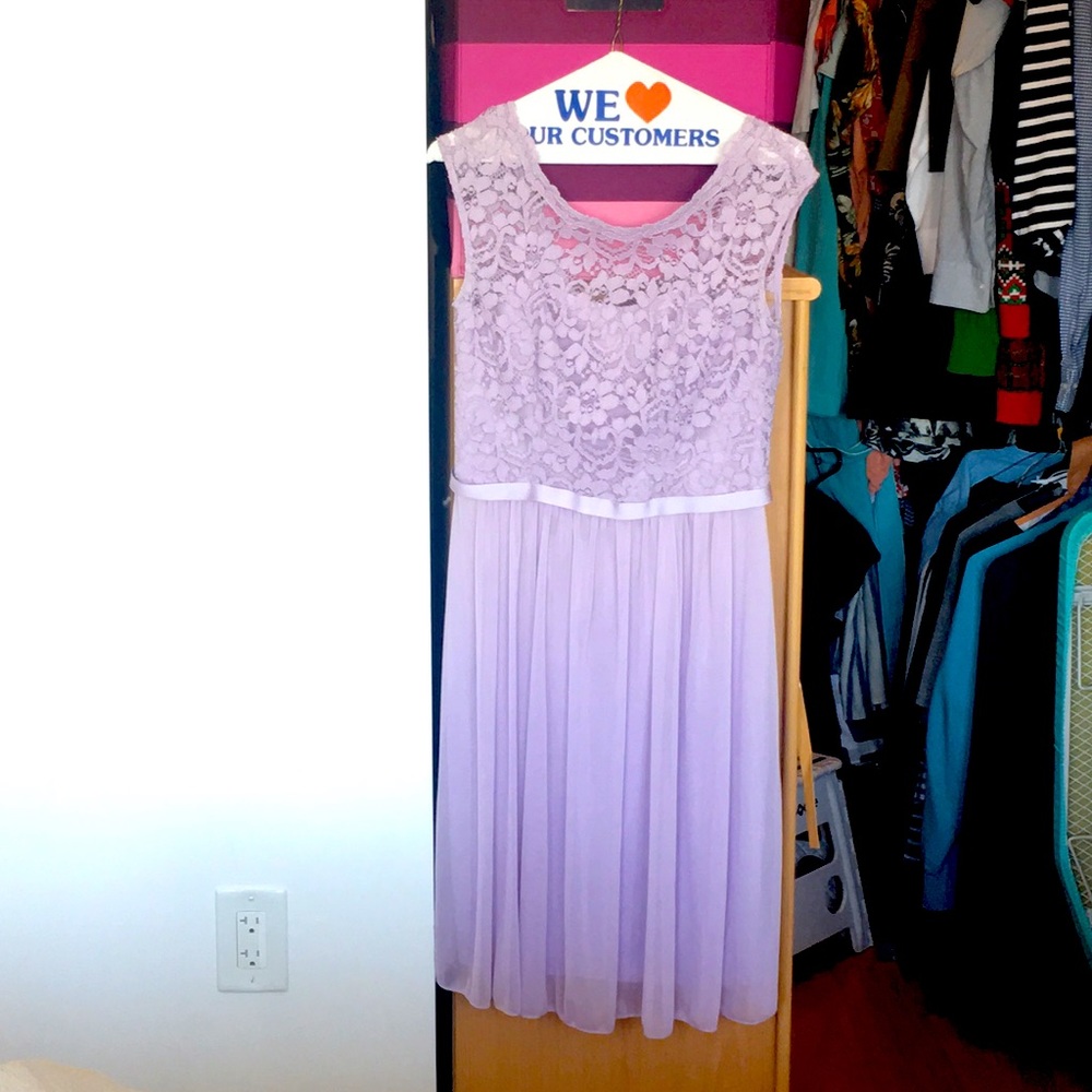David’s Bridal - size 4 BM dress lavender /purple